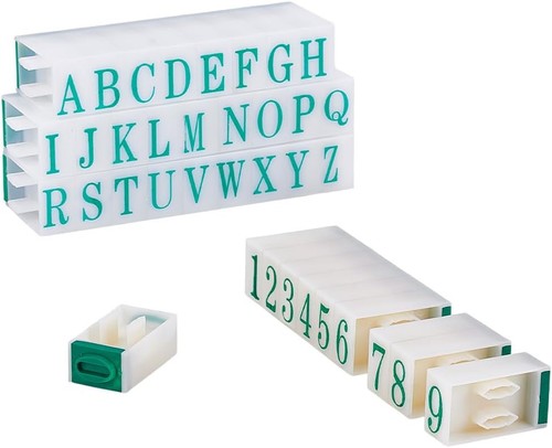 Alphabetstempel abnehmbare