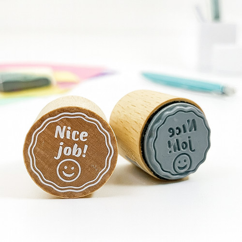 Motivstempel nice job stempel - motivstempel, job!