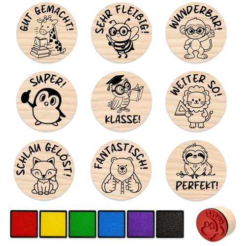 Lehrer motivationsstempel set - lehrer,