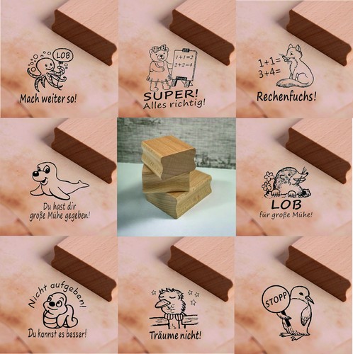 Lehrerstempel holzstempel - lehrerstempel,