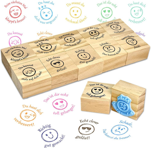 Holz stempel set - stempel, für