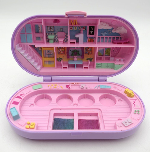 Polly pocket stampin - pocket, school