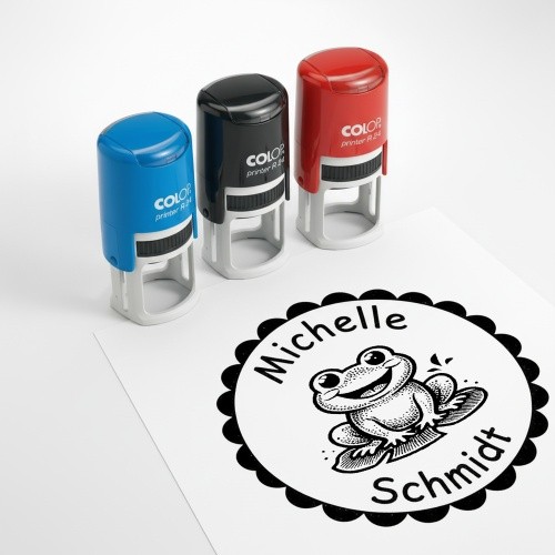 Kinder namensstempel frosch - kinder,