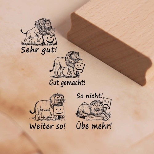 Lehrerstempel löwen set - lehrerstempel,