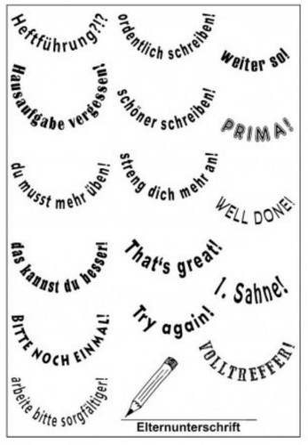 Stempel lehrer texte - stempel,
