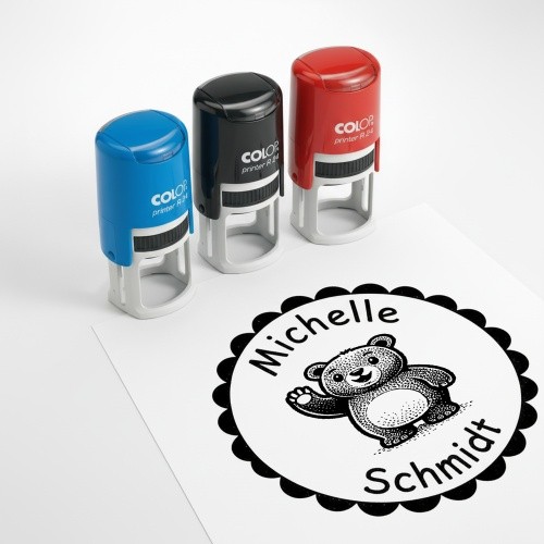 Kinder namensstempel bär - namensstempel,