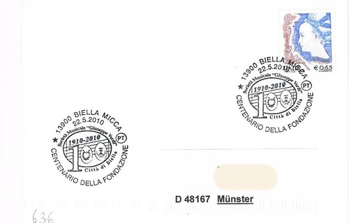 Italien sonderstempel biella - biella,