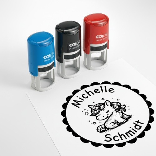 Kinder namensstempel einhorn - kinder,