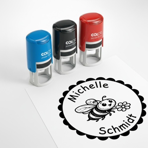 Kinder namensstempel biene - namensstempel,
