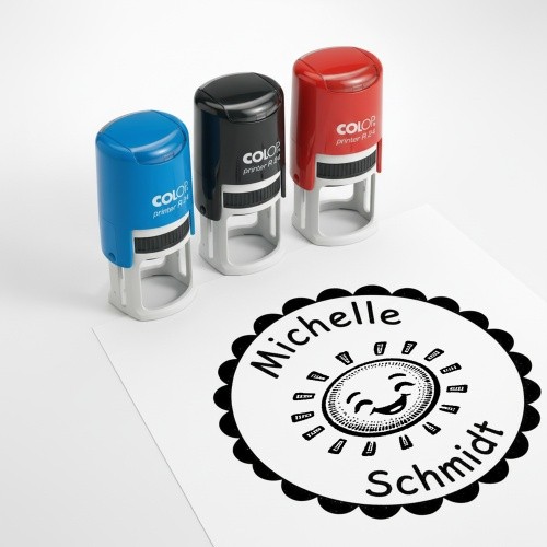 Kinder namensstempel sonne - namensstempel,
