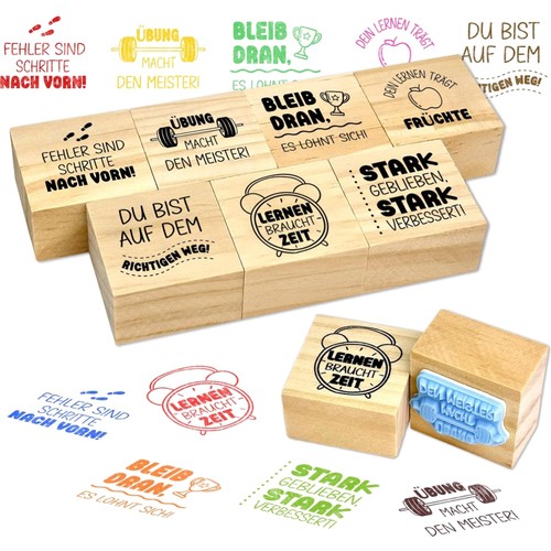 Lehrer stempel set - lehrer,