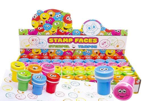 Stempel lachgesichter - stempel,