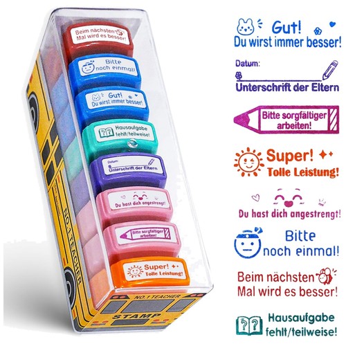 Lehrer stempel set - lehrer,