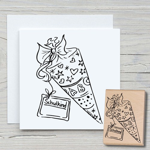 Stempel schultüte - stempel,