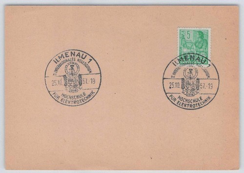 Ddr sonderstempel ilmenau - ddr,